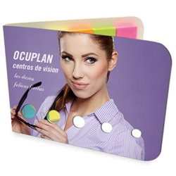 Tarjeta estuche con notas adhesivas 5 colores y tapa de personalización incluida · KoalaRojo, Artículo promocional y personalizado
