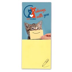 Notas adhesivas con tarjeta imantada con personalización incluida · Merchandising promocional de Notas y marcadores · Koala Rojo
