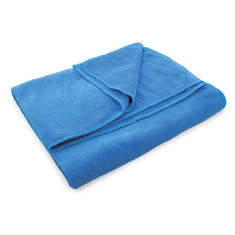 Toalla de baño grande azul en poliéster 400gr de tacto suave 90x170cm  · Koala Rojo, Merchandising promocional y personalizado