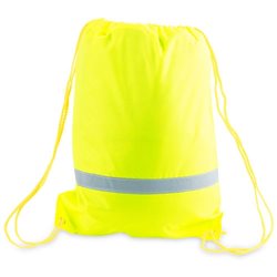 Bolsa mochila cuerdas AV Reflectante en amarillo con banda reflectante · Merchandising promocional de Mochila cuerdas · Koala Rojo