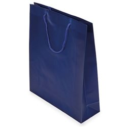 Bolsa de regalo en PVC azul con asa de cordón a juego de 32x8,5x26cm · Merchandising promocional de Bolsa de la compra · Koala Rojo