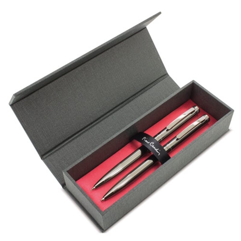 Set elegante y original de bolígrafo y portaminas en tonos negros · Koala Rojo, Merchandising promocional y personalizado