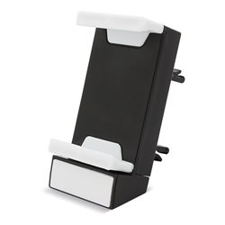 Soporte para móvil o tablet de coche en blanco y negro con doble pinza de rejilla · Merchandising promocional de Accesorios para móvil · Koala Rojo