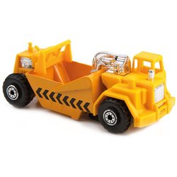 Camión vagón tolva obras de juguete de plástico y metal en cajita transparente PVC · Merchandising promocional de Juegos · Koala Rojo