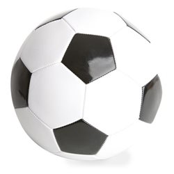 Balón de reglamento clásico de fútbol fabricado en PVC en blanco y negro · Merchandising promocional de Deportes · Koala Rojo