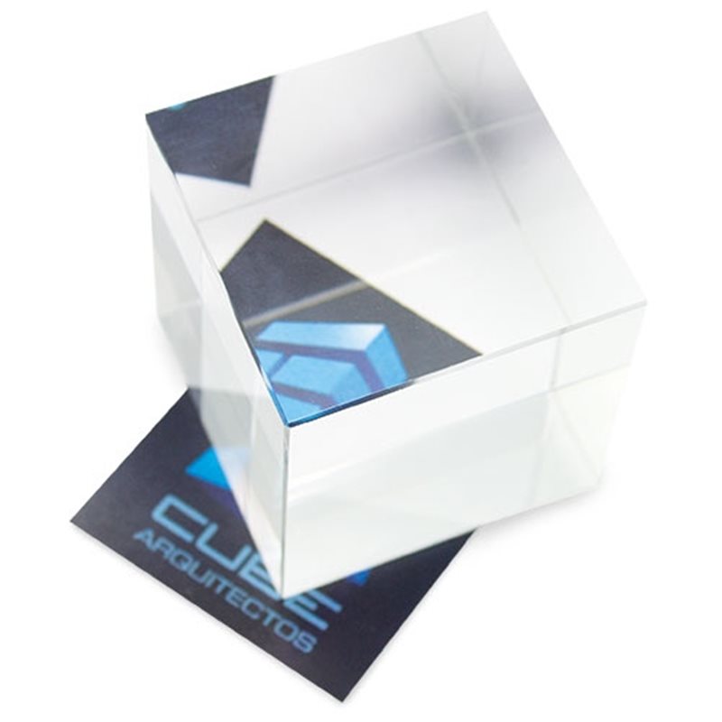 Original cristal cubo con efecto vista lateral y estuche imantado · Koala Rojo, Merchandising promocional y personalizado
