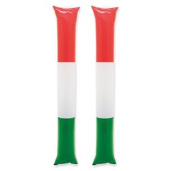 Aplaudidores hinchables Italia de animación con los colores nacionales rojo, blanco y verde · KoalaRojo, Artículo promocional y personalizado