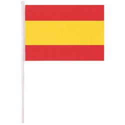Banderín España pequeño con los colores nacionales 21x14cm · Merchandising promocional de Banderas y banderines · Koala Rojo