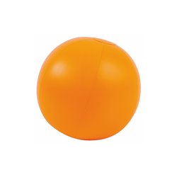 Pelota hinchable de playa naranja de 28 cm toda de un mismo color. Balones hinchables promocionales · KoalaRojo, Artículo promocional y personalizado