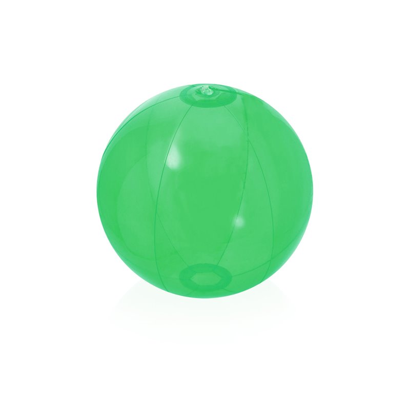 Balón hinchable playa en verde transparente de 28cm. Balones hinchables promocionalesde 28cm  · Koala Rojo, Merchandising promocional y personalizado