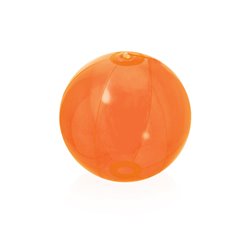 Balón hinchable playa en naranja transparente de 28cm. Balones hinchables promocionalesde 28cm  · KoalaRojo, Artículo promocional y personalizado