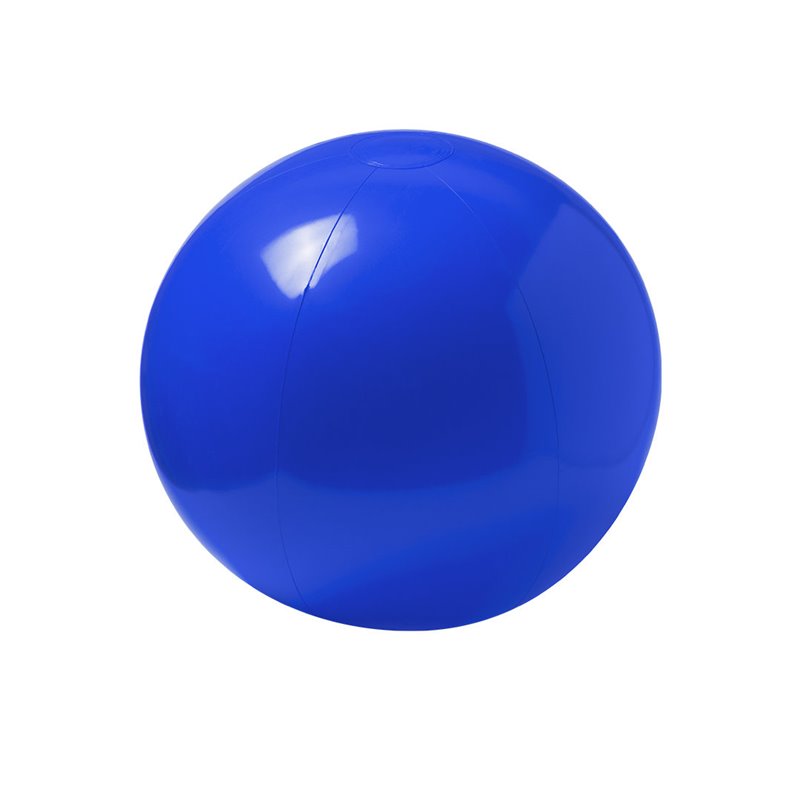 Balón grande hinchable de playa en azul. Pelota de playa tamaño grande de 40cm · Koala Rojo, Merchandising promocional y personalizado