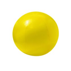 Balón grande hinchable de playa en amarillo. Pelota de playa tamaño grande de 40cm · KoalaRojo, Artículo promocional y personalizado
