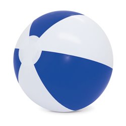 Balón de playa hinchable con paneles en azul y blanco. Balones hinchables de verano · KoalaRojo, Artículo promocional y personalizado