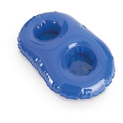 Bandeja inflable posavasos en azul para piscina con capacidad para 2 vasos o latas · KoalaRojo, Artículo promocional y personalizado