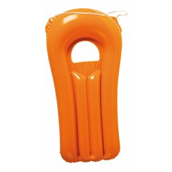 Mini colchoneta inflable naranja de forma curva con ventana transparente y cordón de seguridad · Merchandising promocional de Colchonetas e hinchables · Koala Rojo