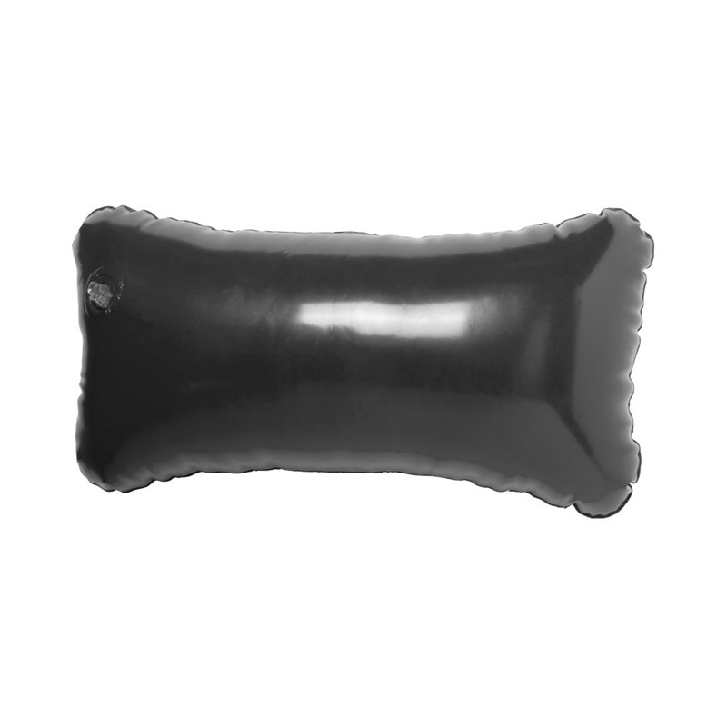 Almohadilla inflable negra en resistente PVC de 30x7x15cm · Koala Rojo, Merchandising promocional y personalizado