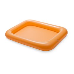 Bandeja flotante hinchable naranja de 60x46cm con bordes anticaída · KoalaRojo, Artículo promocional y personalizado