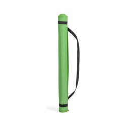 Esterilla enrollable de playa verde con elásticos de cierre y asa transporte en negro · KoalaRojo, Artículo promocional y personalizado
