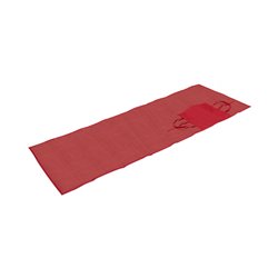 Esterilla plegable de playa en PP con trenzado reforzado. Ejemplo en rojo · Merchandising promocional de Toallas y esterillas · Koala Rojo