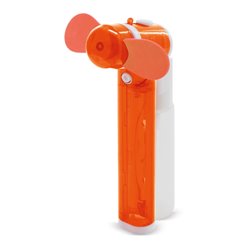 Ventilador difusor de agua contra el calor en naranja. Divertido y refrescante · Merchandising promocional de Chanclas y calor · Koala Rojo