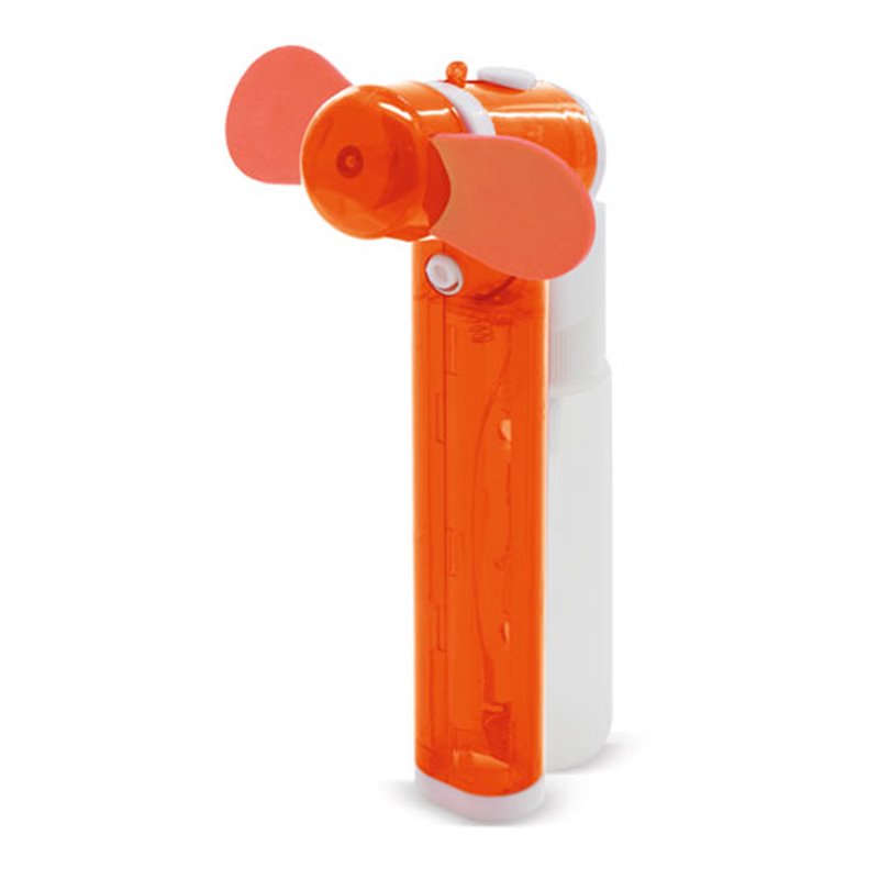 Ventilador difusor de agua contra el calor en naranja. Divertido y refrescante · Koala Rojo, Merchandising promocional y personalizado