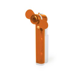 Ventilador vaporizador de agua en naranja para combatir el calor con aire y agua pulverizada · KoalaRojo, Artículo promocional y personalizado