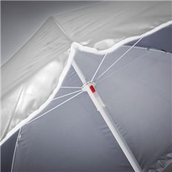 Sombrilla con revestimiento interior para protección frente al sol UV SPF30+. Ejemplo blanco · KoalaRojo, Artículo promocional y personalizado