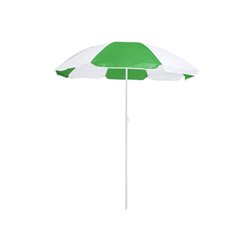 Sombrilla bicolor ajustable en altura con combinado blanco y verde · KoalaRojo, Artículo promocional y personalizado