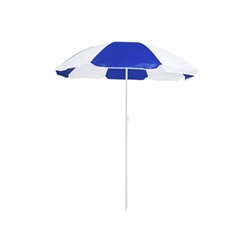 Sombrilla bicolor ajustable en altura con combinado blanco y azul · KoalaRojo, Artículo promocional y personalizado