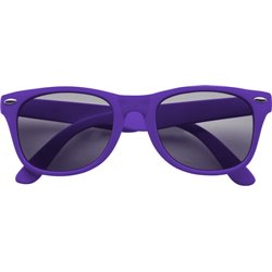 Clásicas gafas de sol en morado o lila fabricadas en PC y PVC de lentes negras con protección UV400 · Merchandising promocional de Por estación y clima · Koala Rojo
