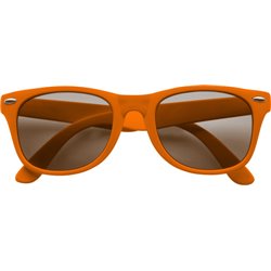 Clásicas gafas de sol en naranjas fabricadas en PC y PVC de lentes negras con protección UV400 · KoalaRojo, Artículo promocional y personalizado