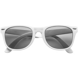 Clásicas gafas de sol en blancas fabricadas en PC y PVC de lentes negras con protección UV400 · KoalaRojo, Artículo promocional y personalizado