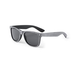 Gafas de sol montura gris efecto madera envejecida y lentes ahumadas UV400 · KoalaRojo, Artículo promocional y personalizado