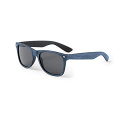 Gafas de sol montura azul efecto madera envejecida y lentes ahumadas UV400 · KoalaRojo, Artículo promocional y personalizado