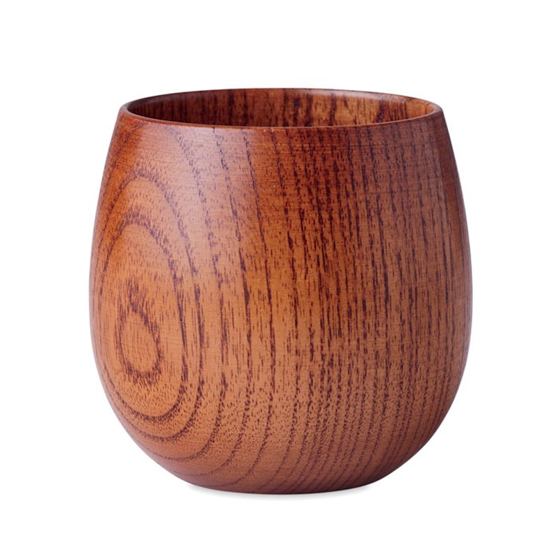 Vaso en madera de roble natural capacidad 250ml · Koala Rojo, Merchandising promocional y personalizado