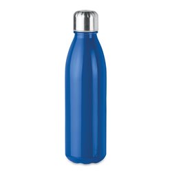 Botella cristal en azul con tapón en acero inoxidable 650ml. Botellas promocionales · KoalaRojo, Artículo promocional y personalizado