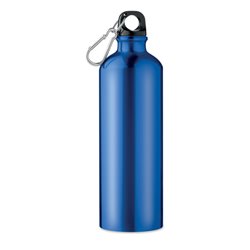 Botella de aluminio azul con mosquetón clásica de gran capacidad 750ml · KoalaRojo, Artículo promocional y personalizado
