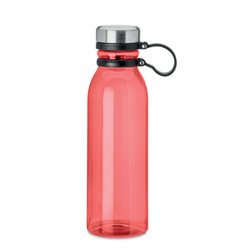 Botella RPET plástico reciclado en rojo con tapón rosca en inox · KoalaRojo, Artículo promocional y personalizado
