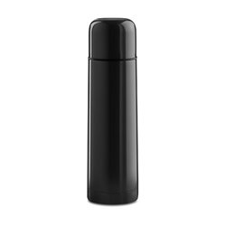 Termo clásico inox en negro con tapa vaso y tapón rosca anti fuga 500ml · KoalaRojo, Artículo promocional y personalizado