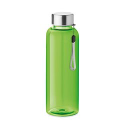 Bidón con tapón y asa en RPET plástico reciclado en verde lima transparente · Merchandising promocional de Bidones y botellas · Koala Rojo