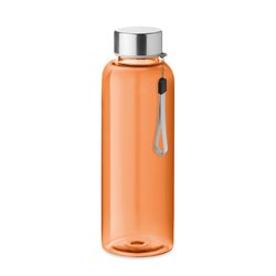 Bidón tritán naranja transparente con tapón y asa seguridad 500ml · KoalaRojo, Artículo promocional y personalizado