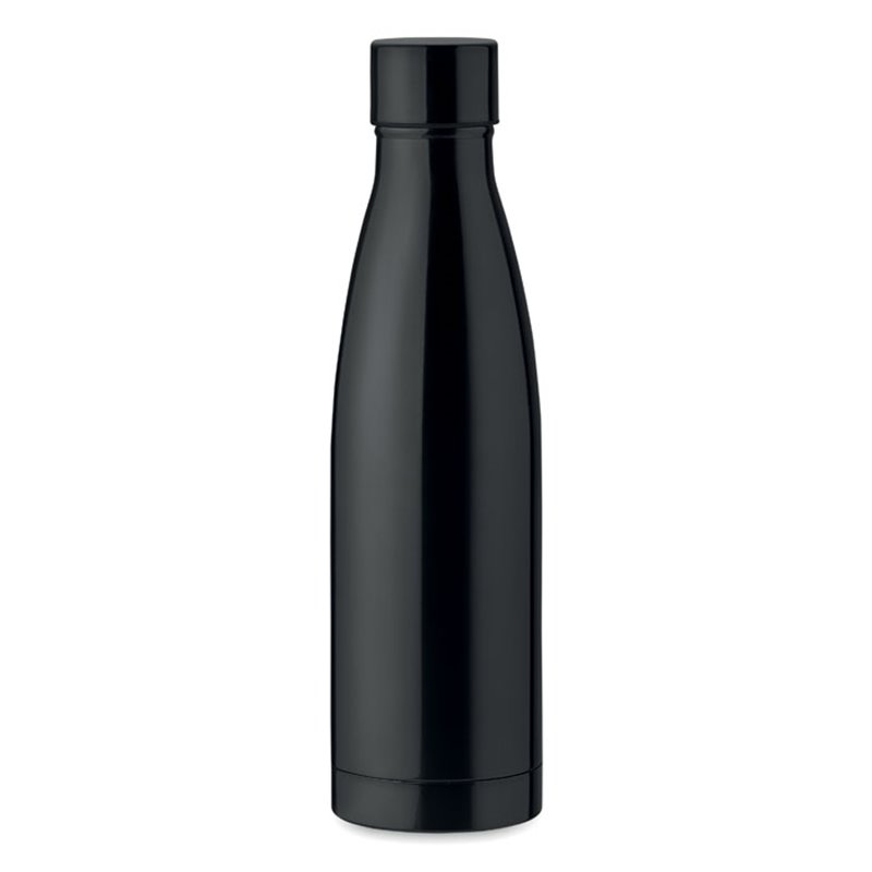 Botella negra en acero inoxidable doble pared aislada al vacío con interior de cobre 500ml · Koala Rojo, Merchandising promocional y personalizado
