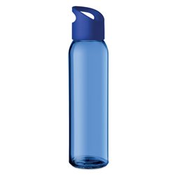 Botella cristal en azul con tapón PP a juego con asa incorporada 470ml · KoalaRojo, Artículo promocional y personalizado