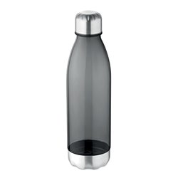 Botella tritán en gris transparente con tapón y base en inox 600ml · KoalaRojo, Artículo promocional y personalizado