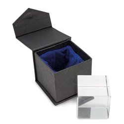 Original cristal en forma de cubo con efecto vista lateral y estuche imantado · KoalaRojo, Artículo promocional y personalizado