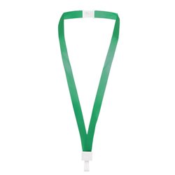 Lanyard de poliéster verde con cierre de seguridad anti enganches 1,5 cm · KoalaRojo, Artículo promocional y personalizado