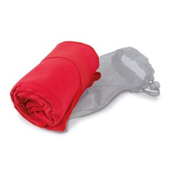 Toalla grande deporte roja en microfibra 75x150cm colores con bolsa nylon · KoalaRojo, Artículo promocional y personalizado