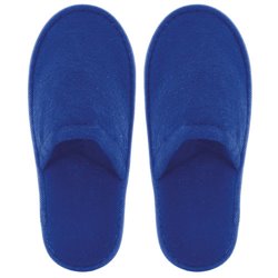 Zapatillas de rizo con suela antideslizante en azul ideal para detalle hotel o masajes · KoalaRojo, Artículo promocional y personalizado