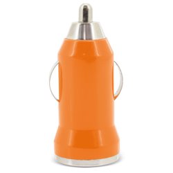 Cargador para coche 1000mAh en naranja con LED de encendido · KoalaRojo, Artículo promocional y personalizado